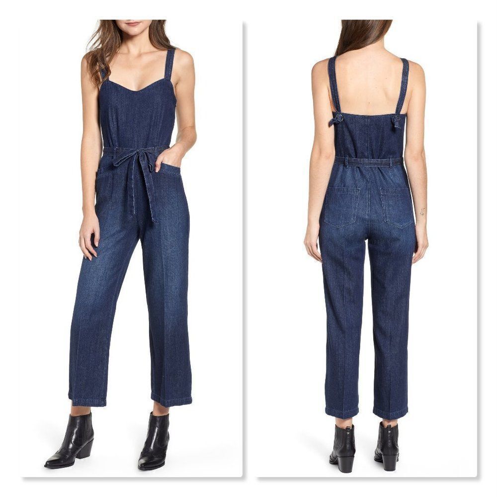 PAIGE Emma Denim Jumpsuit size XS.  Excellent, gently worn condition